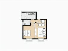 半边街新居东区1室1厅南