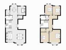 金大元御珑公馆(公寓) 4室2厅 南