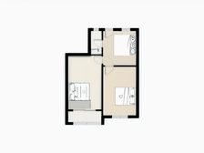 大双南+精装修+中间楼层+近地铁