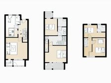 小区入口附近,近地铁,带露台,联排别墅,带阁楼