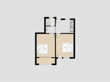 虹实双南双天井 精装修 全明采光好