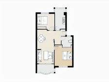 新上内环内地铁口精装修南北通两房!