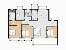 新力城一楼带花园地下室,实用面积将近300平米