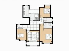 三房两卫,清水毛坯,采光视野好,诚心出售