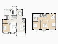 满五年 小区中间位置 顶复两大露台 花园小区50%绿化