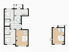 国奥村 不临街 顶层复式 满五唯一