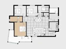 百年新华路安静小区 电梯四房 得房率高
