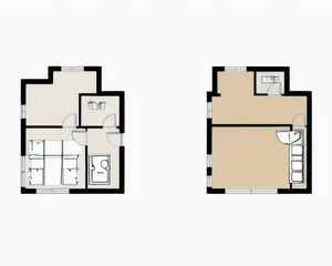 万科海悦汇城西区 2室1厅 南