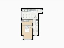 鲁大旁 阳光上城 1室精装 西南向 可拎包入住