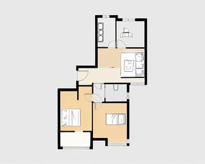 丰馨苑精装三房位置好户型好可拎包入住
