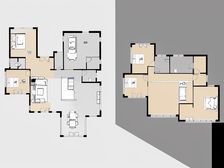 二层美式独栋占地大,朝南花园,位置安静,带挑空客厅