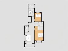 虹桥丽园的大两房,南北通透,格局好,值得看