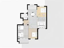 秀水铭苑二期3室2厅2卫 好楼层 户型方正