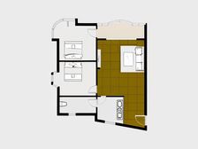 轻轨动物园站楼下 印象汇新世纪 公交站 正规大2房急售