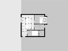 恒大名都 1室1厅 东南