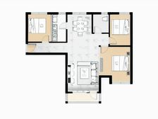 华润一期示范区,好楼层好装修,拎包入住