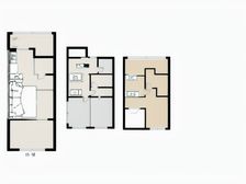 此房源为联排别墅,带地下室,南北双院 可装电梯