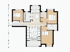 东津颐和华府 毛坯三室二卫 边户即买即装 看房方便