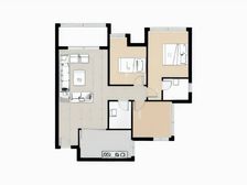 中铁临江府,新花园小区,河景房