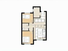 华润凯旋门三期 2室1厅 南 北