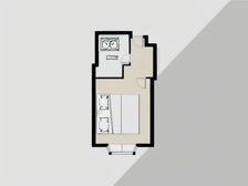 新虹桥时代公馆 1室1厅 西南