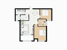 此房屋采光好,通透户型,精装修,可拎包入住。