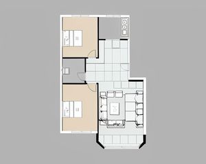 富恒国际 中间楼层 国标2居室 房本在手