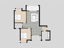 馨光华庭 2室1厅 北