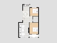 吉售格林小镇南北通厅户型,落地窗,采光视野好