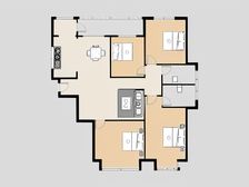 马滩板块 房子户型 好采光佳 去年精装修直接入住