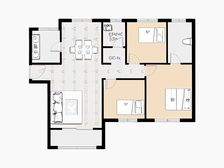 城投鹿港 3室2厅 南 北