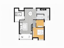 联泰天悦精装修拎包三居室 视野很好 采光充足