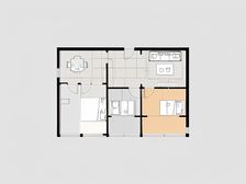 雁滩大润发城关区政府雁滩住宅小区2室2厅1卫出售