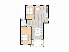 小平岛亲海园A2组团 2室2厅 南 北