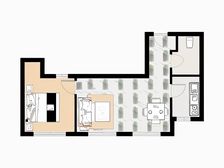 东港天鹅湾一居室带车位看房方便有钥匙