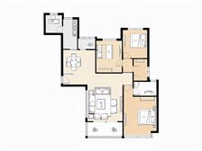 房子户型端正,采光视野好,交通便利