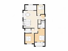 万科广场城市之光小区 打头房中间楼层 精装未住