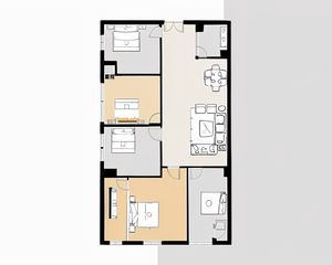 农展馆瑞辰国际中心1室1厅