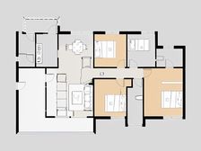 精装洋房,大阳台各个房间采光好,楼层好,诚心出售