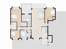 通风采光好 全新毛坯 业主诚意出售,大平层户型