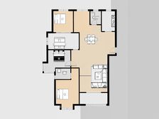 宏江大平层 毛坯现房随时看 业主诚心卖 采光好