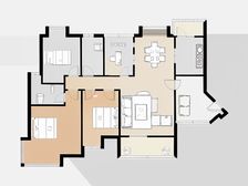 富力城瀚湖 自住精装四房 南向看湖 视野开阔近地铁