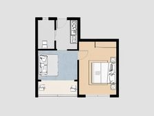 十号线地铁 得房率高 小户型 双南 采光好