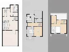 小区唯一毛坯在售,联排别墅,南北花园,诚意出售。
