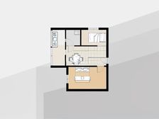 房子一楼但是不潮 两室空间大 冬暖夏凉 简装 安静