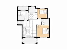 保利一期户型端正,楼层好,视野开阔