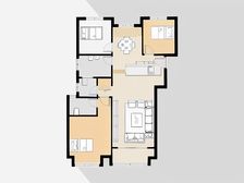 中建开发 业主诚心出售 南北通透 毛坯房 交房状态