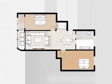 西关 张掖路 下水巷 两室两厅 东西通透