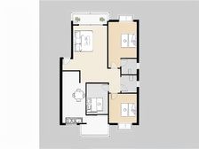 泗洲湾花园3房2厅2卫129.00m2
