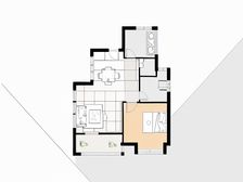 佘山一号 精装一室两厅 9号线佘山站距离小区100米